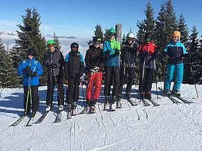 Skischullandheim Wildschönau: Die Profis auf dem Gipfel.