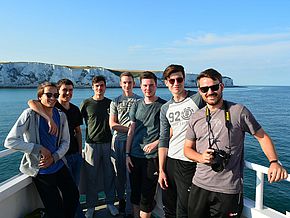Auf der Fähre Richtung Dover