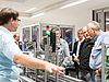 Ausbilder und Lehrer im Labor