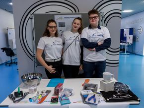 Auch dieses Jahr gab es wieder zahlreiche Preise beim Technikquiz zu gewinnen.